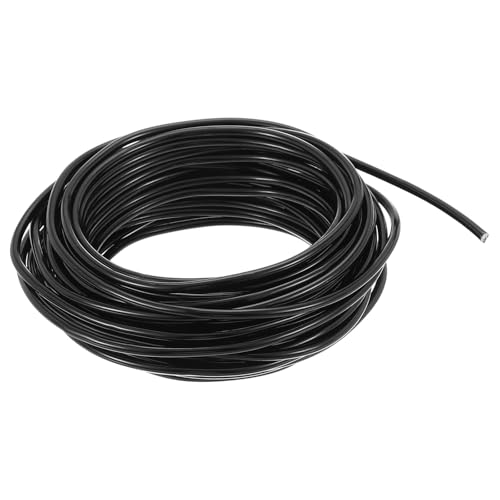 PATIKIL 3.5mm Bonsai Training Wire, 1 Roll Floral Wire Stems Anodized Aluminum Tree Wire 32.8 Feet Total for Gardening Branch Fixing, Black