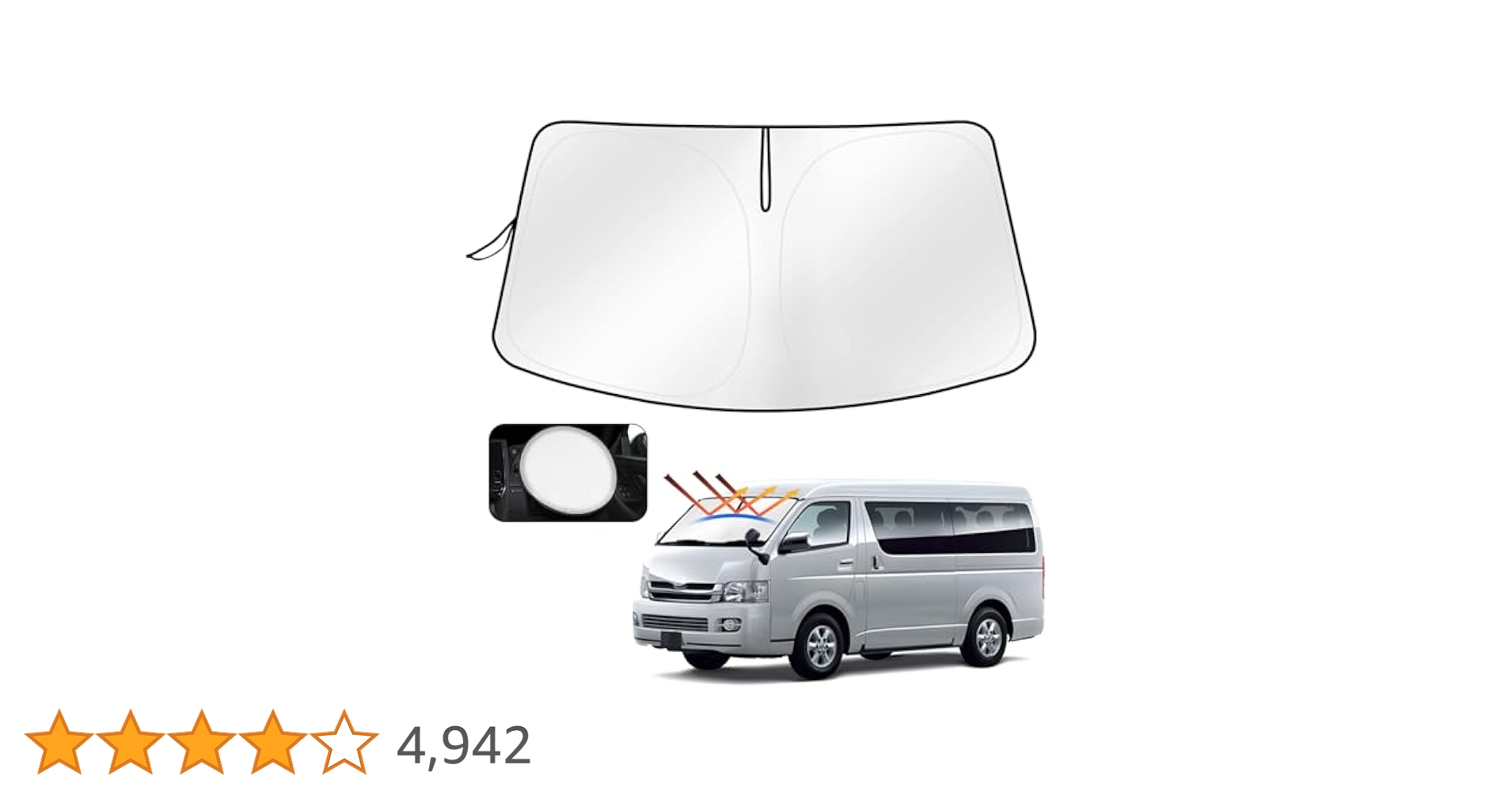 【新品】ハイエース サンシェード フロント3枚 日よけ フロント用 3枚 ハイエース 200系 ワイド ボディ 車 用