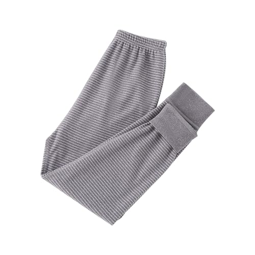 Children's Fall Winter Bottoms Cute Stripe Warm Thicken Pants Kids Causal Trousers for Boys Girls Sweatpants