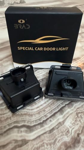 Image of Wireless Car Welcome Logo Shadow Projector Ghost Lights Kit Compatible for Tata Cars (Pack of 2)