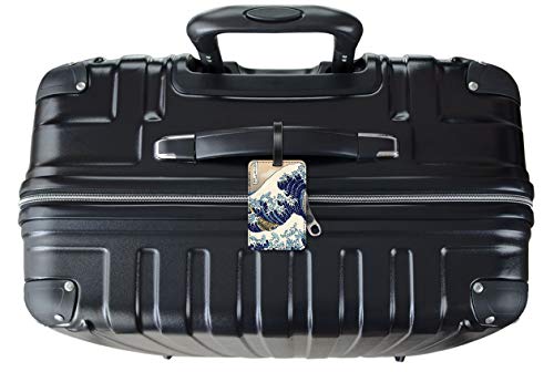 Hokusai: Great Wave - Luggage ID Tags - Suitcase Identification Cards - Set of 23
