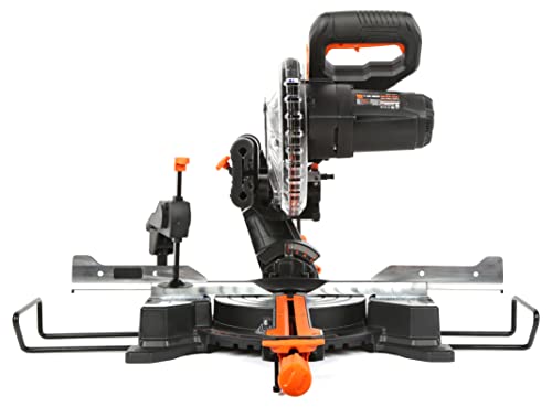 WEN MM0713 9.5-Amp 7.25-Inch Single Bevel Compact Sliding Compound Miter Saw with LED Cutline Guide, Black thumbnail 8