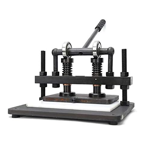 38x31cm Leather Cutting Machine, Manual Die Cutter Heavy Duty Leather Embossing Machine Hand Press Mold Mould Leather Die Cut Leather Craft Cutting Machine for Various Materials DIY Cover