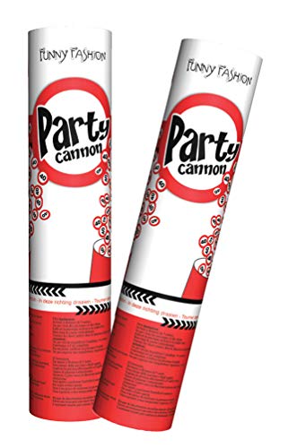 Konfetti Kanone Party Shooter Verkehrszeichen 40 Jahre (2 Stück)