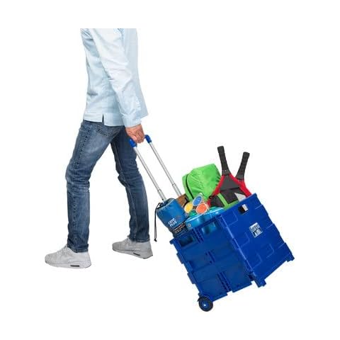 BERGER Stabiler Einkaufstrolley XL│ Transportwagen klappbar Cover