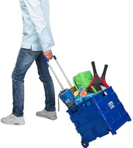 Relaxdays boodschappentrolley opvouwbaar, wielen, tot 25 kg, boodschappenkrat, telescopische handgreep, grijs