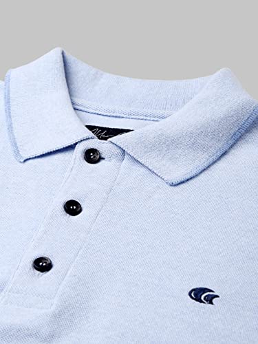Image of Allen Cooper Solid Pure Cotton Polo Tshirts for Men
