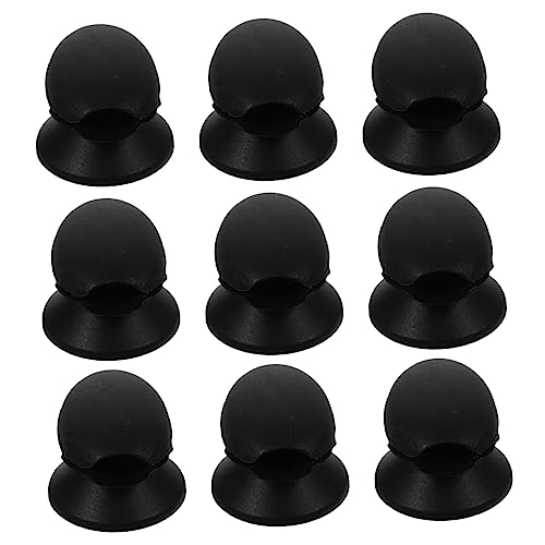 FOMIYES 9 Pack Lip Brush Dust Cover Makeup Brush Covers Portable Silicone Waterproof Anti-lost