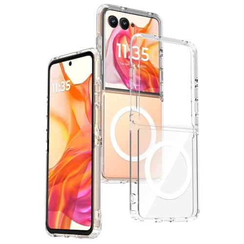 Coque Motorola Razr 50 transparente pour le quotidien actif