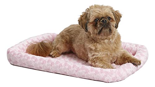 MidWest Homes for Pets Pink Fashion iCrate Starter Kit, 61 cm Dog Crate Bundle for Small Dogs, Includes Crate, Pet Bed, 2 Bowls and Privacy Cover - Image 6
