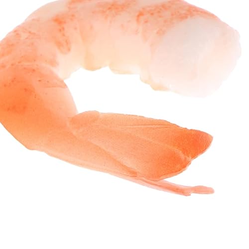 5 peças de simulação de camarão modelo de camarão de alta imitação para tiro de camarão, adereços pa