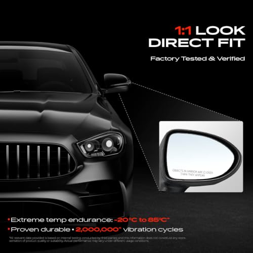 A-Premium Pair (2) Driver and Passenger Side Power Door Mirror by A-Premium - Used condition - Image 5