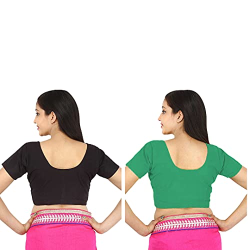 Image of Namita Women's Rubia Cotton Solid Half Sleeve Blouse