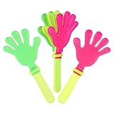 Toyvian New Years Noise Makers New Years Noise Makers 20pcs Funny Hand Clappers, Plastic Noisemaker