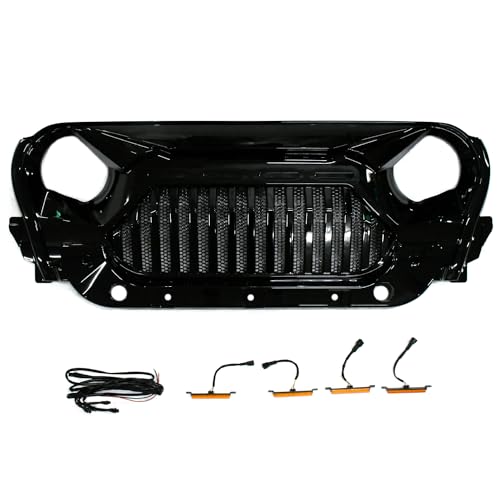 Image of KMH Grill for Mahindra Thar, Black