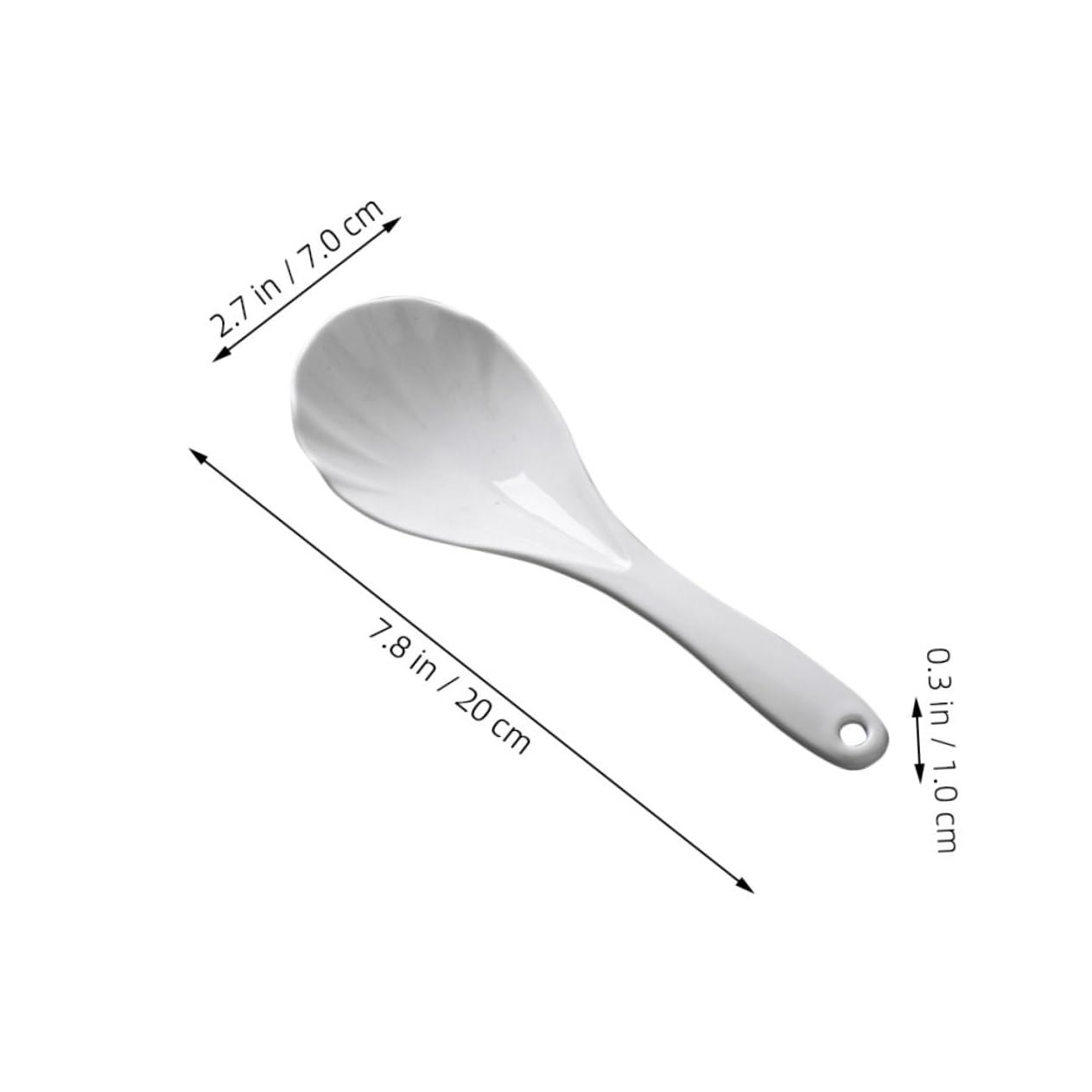 Garneck 2pcs Convenient Rice Spoon Paddle Nonstick Rice Scooper Material for Cookers Easy to Clean Compact Design for Effortless Serving