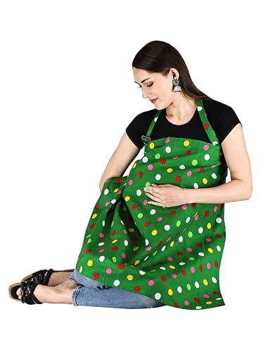 Image of Switchon Feeding Apron Cover Maternity Cover 100% Cotton Maternity Breastfeeding Multipurpose for Mothers
