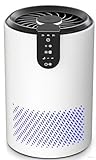 HEPA Air Purifier for Home & Bedroom up to 50㎡ - 3-in-1 Filter for Dust, Pet Dander, Smoke, Odors - Quiet Sleep Mode, Timer, Night Light - Portable Air Cleaner for Office, Nursery, Allergies