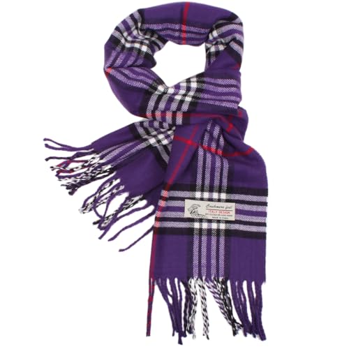 Tartan Plaid Cashmere Feel Classic Soft Luxurious Winter Scarf For Men Women3