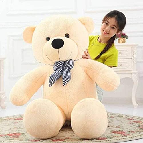 V Teddy 4 Feet Very Soft Lovable/Fluffy/Spongy Huggable Teddy Bear for /Birthday Gift/Boy/Girl/Valentine/Anniversary