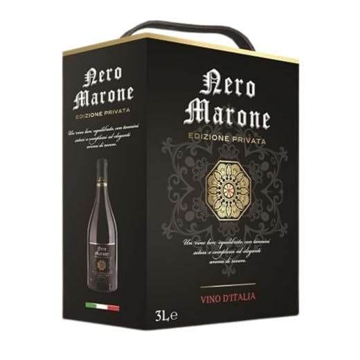 Adventure Tempranillo Vino Tinto de Espana trocken Bag-in-Box (1 x 3 l) 3 Nero Marone - Rotwein Edizione Privata - Herkunft : Italien - BIB Bag in Box (1 x 3 l)