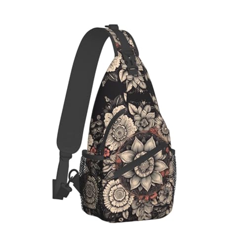 Mandala Sling Backpack Chest Bag Crossbody Shoulder Bag Gym Cycling Travel Hiking Daypack For Men Women2