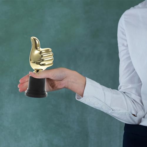 INOOMP 8 Peças Troféu De Polegar Mini Troféu De Prêmio De Pequeno Troféu De Plástico Troféu De Compe