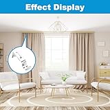 6 PCS Silver Curtain Pole Brackets with Screws – Heavy Duty Wooden & Double Curtain Rail Holders, Fits 25mm Poles – Wall Mounted Rod Brackets for Curtain Rails and Fittings - Image 6