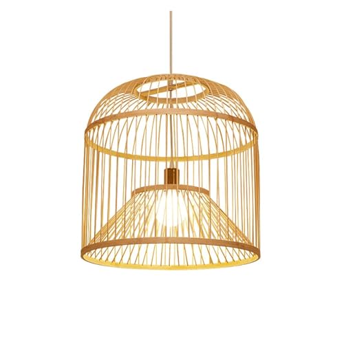 Lustre en bois de style industriel luminaire suspendu créatif haut de gamme 32cm
