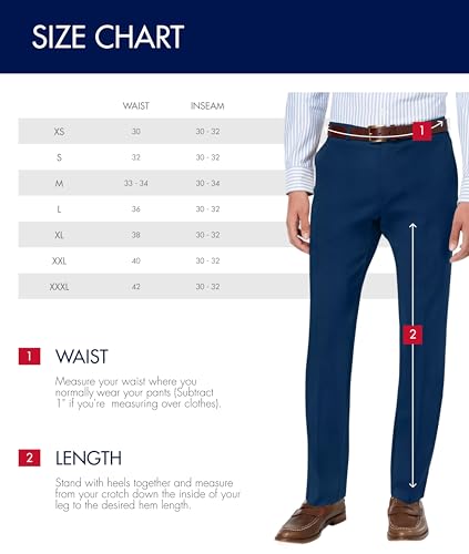 Tommy Hilfiger Men's Chino Pants, Navy, 42x30L - image 4