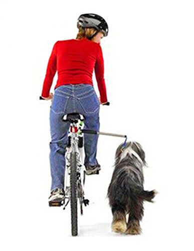 SPORER Dog Bicycle Exerciser Leash, FMJI Hands Free Bicycle Dog Leash for Exercising/Training/Jogging/Cycling/Outdoor (B)