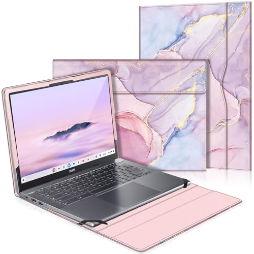 Fintie Protective Case For 14 Inch Chromebook, Compatible With Acer Chromebook Plus 514 Cb514-4Ht, Asus Chromebook Flip Cx1 Cx1400Fka-As88F, Samsung G