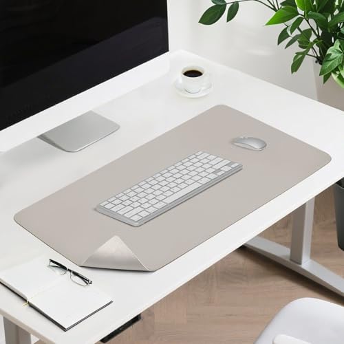 Tapis de bureau en cuir pour organiser votre espace de télétravail