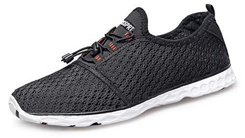 Image of DOUSSPRT Women's Water Shoes Quick Drying Sports Aqua Shoes Black Size 8