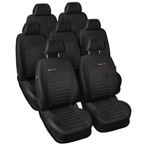 MOTOS Housse Siege Voiture Personnalisée pour Opel Zafira B 2005-2014, Protection de siège de Voiture avec système de Coussins gonflables Actifs, idéale...