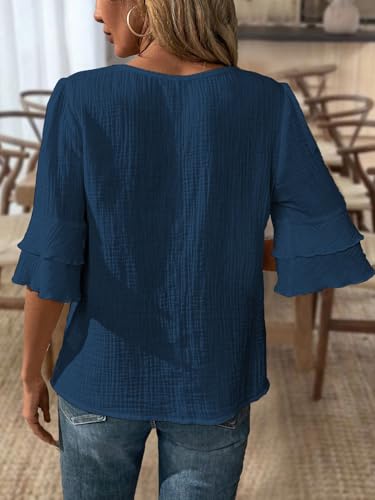 Image of TOPLOT Women's Top | Stylish Shirt Design | Comfortable Western Top| Easy Movement Structure | Trendy Look Styling | Versatile Perfect for Casual & Everyday Fashion (5231)