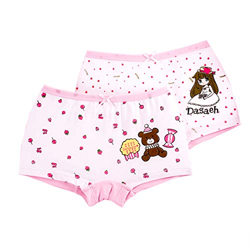 D C.Supernice Calzoncillos Tipo bóxer para niñas pequeñas, 2 Paquetes, 4 Unidades, cómodos, con diseño de Princesa G81. 160 cm(12-13 años)