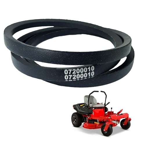 07200010 Drive Belt for Ariens Zoom34 42 50 52 1844XL 2044XL 2148XL /Gravely ZT 1334,ZT 34, ZT 42,ZT 50/53.75 inches
