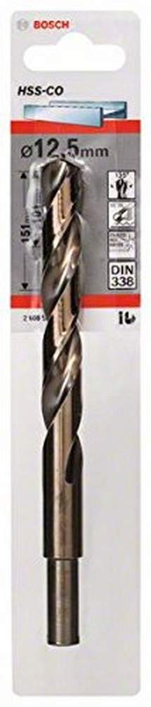 Bosch Silver Accessories Hss-Co Metal Drill Bit (Stainless Steel, 12.5 X 101 X 151 Mm, Accessory Drill Driver)