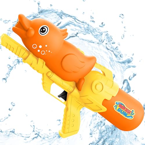 Image of Storio Cute Duck Holi Pichkari Water Gun Toy for Kids for Holi with 25Ft Range |High Pressure Mechanism Ideal Outdoor Toy for Pool & Beach Fun