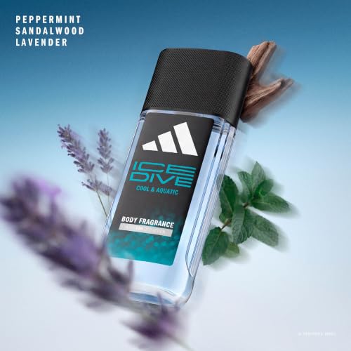 Image of adidas Giftset Pure Game, Ice Dive and Dynamic Pulse Body Fragrance (75ml, 2.5fl oz), for him, Notes of Rosemary, Lemon, Peppermint, and Grapefruit, Men's Fragrance, Long Lasting, Sporty Fragrance