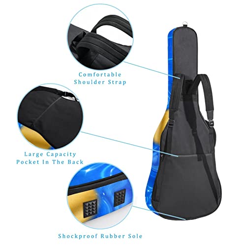 Housse pour guitare acoustique – Motif animaux – Silhouette de nuit – Rembourrage épais – 1 cm – Étanche – 40 – 41 – 42… - Les Beatles, Paul McCartney, John Lennon, RIngo Starr, George Harrison Housse pour guitare acoustique - Motif animaux - Silhouette de nuit - Rembourrage épais - 1 cm - Étanche - 40 - 41 - 42… – Image 4