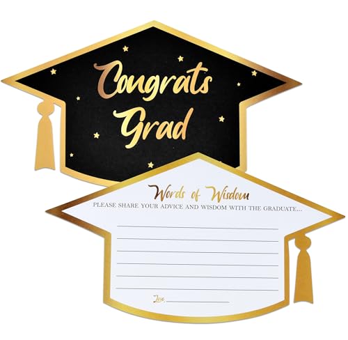 50 Pack Graduation Advice Cards for the Graduate High School or C...