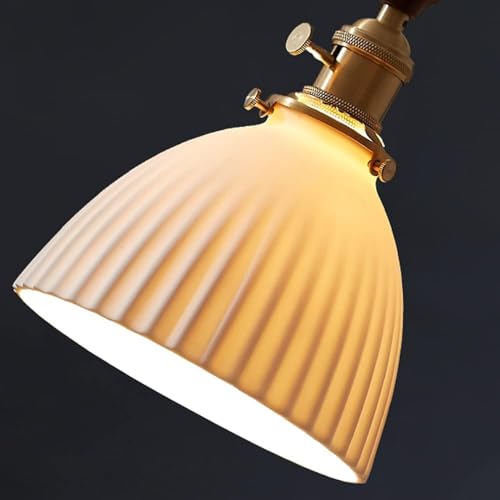 Lustre céramique rétro design chandelles ajustables pour décoration raffinée