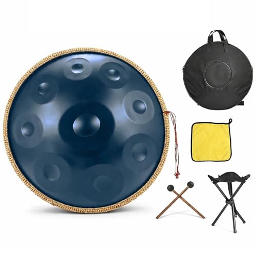 Steel Drum Handpan Instrument Set para principiantes 9 notas 432Hz miniatura 1