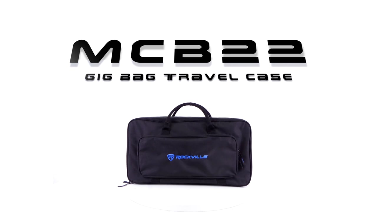 Amazon.com: Rockville MCB22 Gig Bag Case for DJ MIDI Keyboard