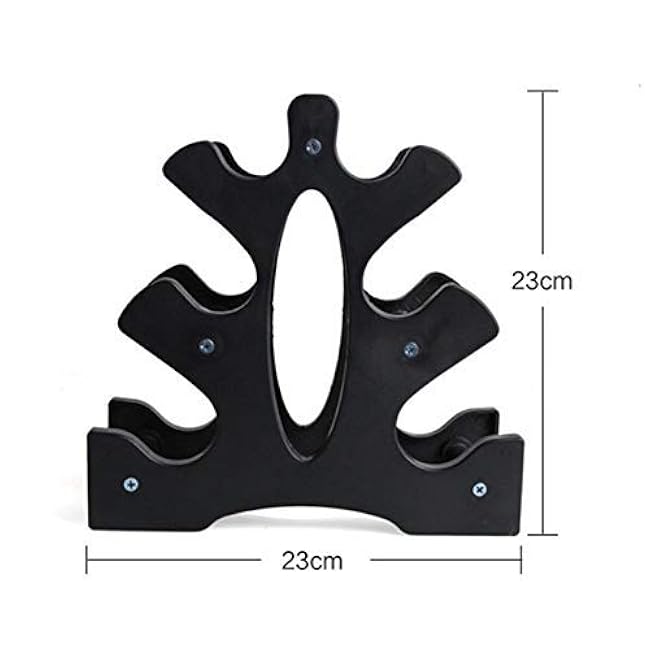 Dumbbell Tree Rack Stand, 3-Tier Dumbbell Storage Rack, Weight Storage Organizer for Multilevel Hand Weight Tower Stand for Home Gym Organization,Black(AIR SHIP 12 DAYS)