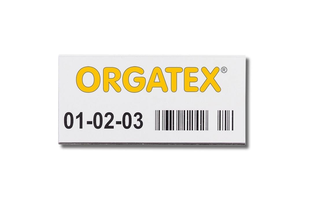 Magnetischer Etikettenträger StandardLabel, 100 St. 25 x 150mm | Transparentes PVC, vollflächig magnetisch, 3-seitige Öffnung, Regalbeschriftung, 25 x 150 mm, 100 St.