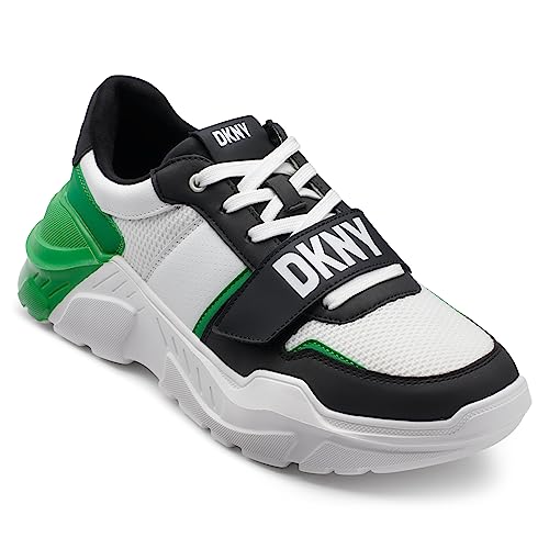 DKNY Men's Runner Mixed Media Sneaker