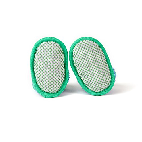 Warm Baby Booties Cozy Baby Slippers Stay on with Non Slid Sole with grippers for Newborns and Infants3